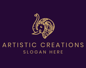 Creative - Creative Hindu Elephant logo design