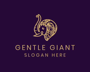 Creative Hindu Elephant logo design