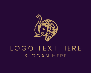 Elephant - Creative Hindu Elephant logo design