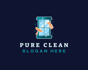 Housekeeping Window Cleaning logo design