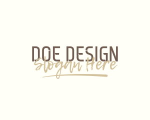 Beauty Designer Signature logo design