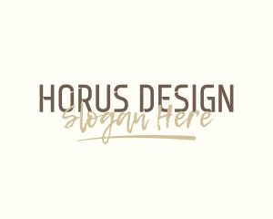 Beauty Designer Signature logo design