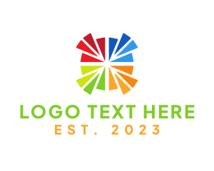 Media - Mosaic Pattern Cross logo design