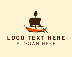 Canoe - Soup Kitchen Ship logo design