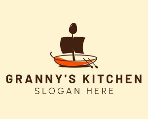 Soup Kitchen Ship  logo design