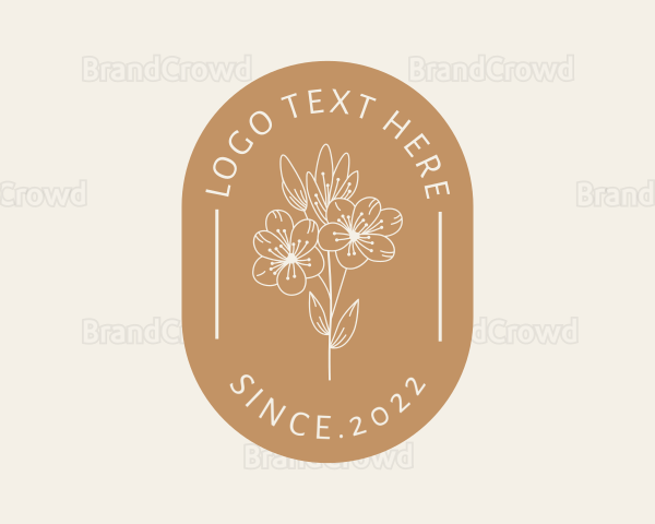 Aesthetic Flower Artisan Logo