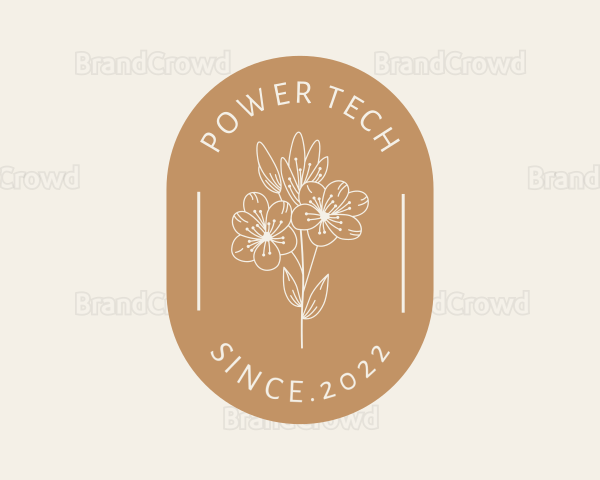 Aesthetic Flower Artisan Logo