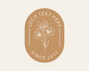 Essential Oil - Aesthetic Flower Artisan logo design