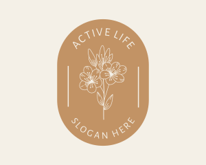 Aesthetic Flower Artisan Logo