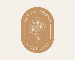 Aesthetic Flower Artisan logo design