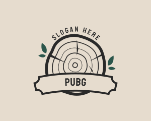 Lumber - Wood Log Lumberjack logo design