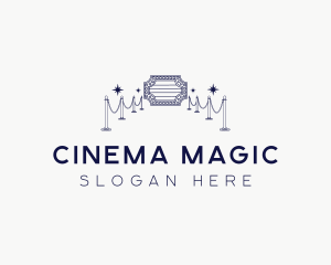 Cinema Film Marquee logo design
