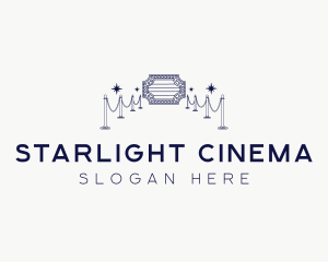 Cinema Film Marquee logo design