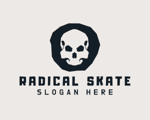 Scary Skull Streetwear logo design