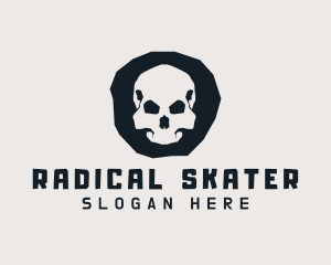 Scary Skull Streetwear logo design