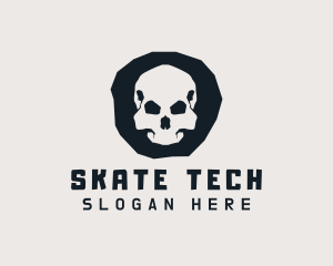 Scary Skull Streetwear logo design