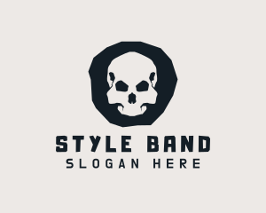 Scary Skull Streetwear logo design