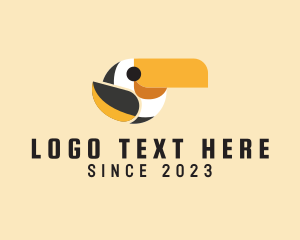 Cute Toucan Bird Logo