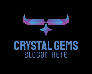 Crystal Star Horn logo design