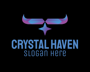 Crystal Star Horn logo design