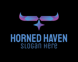 Crystal Star Horn logo design