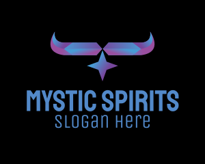 Crystal Star Horn logo design