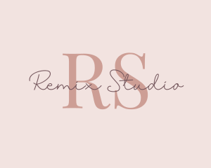 Luxury Feminine Studio logo design