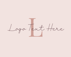 Interior - Luxury Feminine Studio logo design