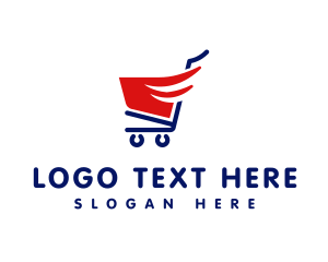 Mall - Swift Retail Cart logo design
