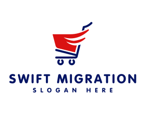 Swift Retail Cart logo design