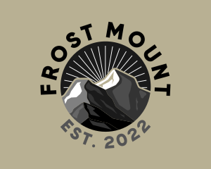 Outdoor Mountain Badge  logo design