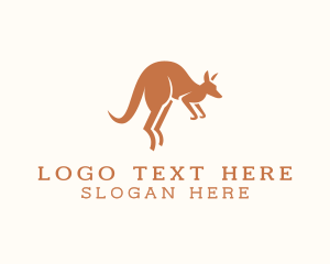 Aussie - Kangaroo Animal Sanctuary logo design
