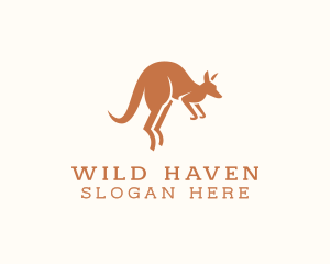 Kangaroo Animal Sanctuary logo design