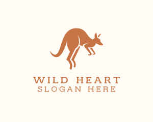 Kangaroo Animal Sanctuary logo design