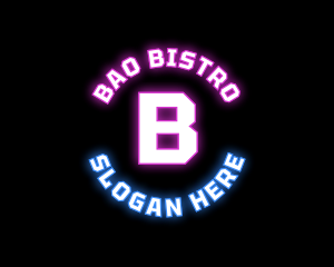 Neon Digital Bistro Pub  logo design