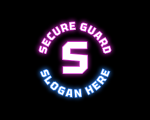 Sci Fi - Neon Digital Bistro Pub logo design