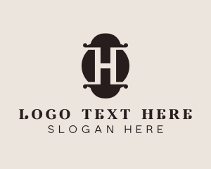 Letter H - Antique Studio Boutique logo design