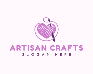 Crafts - Crochet Crafts Yarn logo design