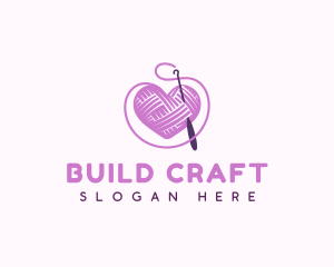 Crochet Crafts Yarn logo design