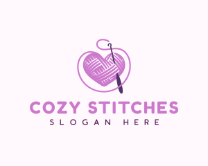 Crochet - Crochet Crafts Yarn logo design