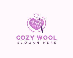 Crochet Crafts Yarn logo design