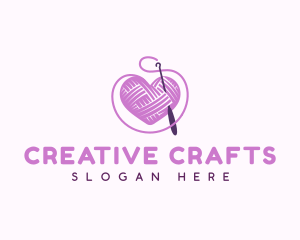 Crafts - Crochet Crafts Yarn logo design