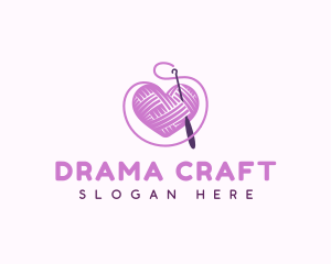 Crochet Crafts Yarn logo design