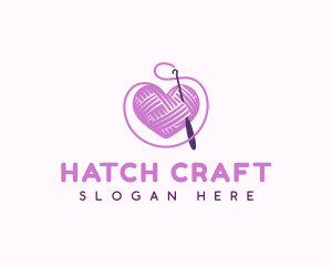 Crochet Crafts Yarn logo design