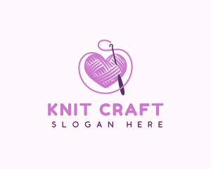 Crochet Crafts Yarn logo design