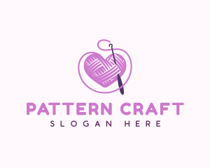 Crochet Crafts Yarn logo design