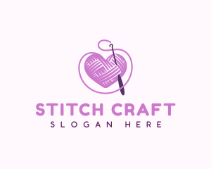 Crochet Crafts Yarn logo design