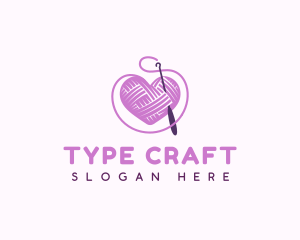 Crochet Crafts Yarn logo design