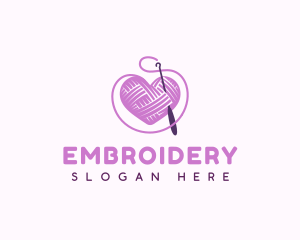 Crochet Crafts Yarn logo design