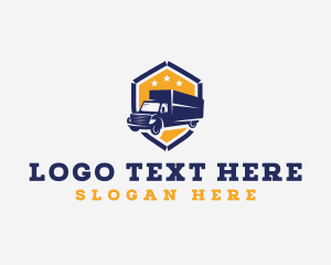 Dispatch - Logistics Delivery Truck logo design